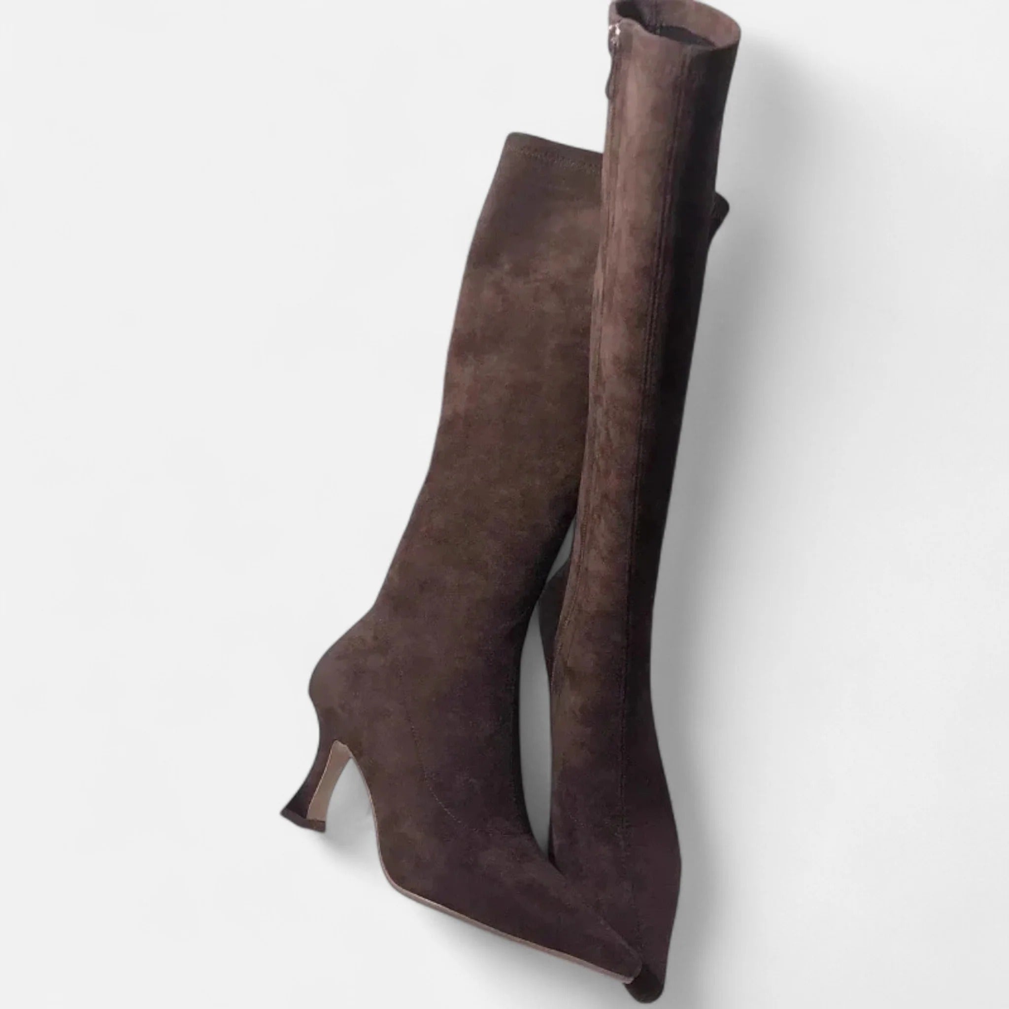 Westlyn™ | Women’s Suede Thigh-High Heeled Boots